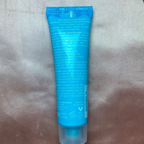 9/$50 or 3/$30 Pure Brazilian Silk Smoothing Balm - Picture 2 of 3